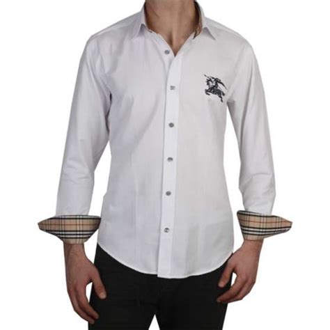 chemise blanche burberry homme|Designer Menswear .